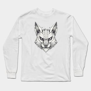 Fantasy geometric fox Long Sleeve T-Shirt